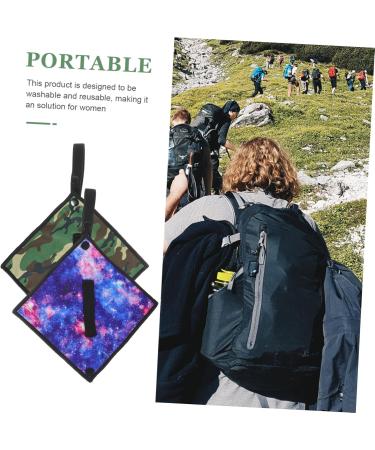 Buy Bcoath 2-Piece Female Pee Cloth - Soft Absorbent Hiking & Camping Solution | Outdoor Accessories for Women - Buy Online on GoSupps.com