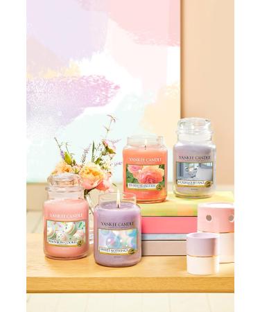 Yankee Candle Sun-Drenched Apricot Rose - Small Glass Candle | 30 Hours of Fragrance | International Shipping Available - Buy Online on GoSupps.com