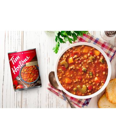 Tim Hortons Mediterranean Lentil Soup Ready-to-Serve 540ml Can - Buy Online on GoSupps.com