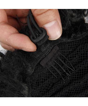 ColorfulPanda 16 Afro Curly Red Ombre Ponytail Hairpiece for Women - Lightweight, Two Clips, Adjustable Drawstring - Perfect for Stylish Looks! - Buy Online on GoSupps.com