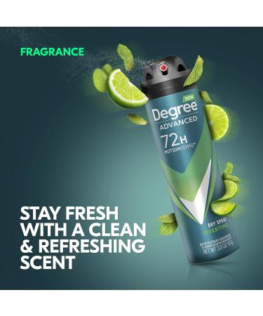 Degree Men Antiperspirant Dry Spray Overtime - MotionSense Technology - 3.8 oz | International Shipping Available - Buy Online on GoSupps.com