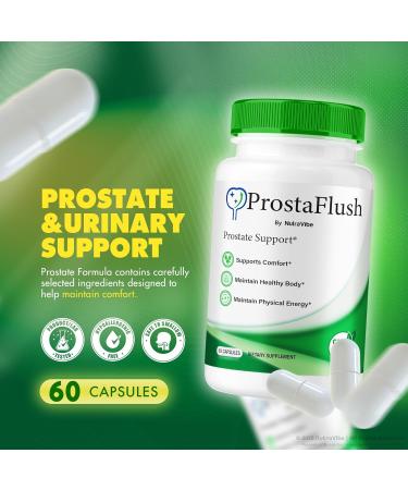 (3 Pack) ProstaFlush Capsules - Natural Prostate & Bladder Health Support Prosta Flush Pills for Healthy Urinary Flow Comfort & Peaceful Sleep | Easy-to-Swallow Premium Formula (180 Capsules) - Buy Online on GoSupps.com