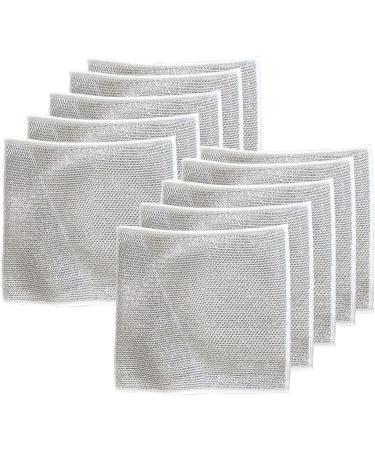 Shakven Wire Dishwashing - Double Layer Cleaning s - Non-Scratch Wipes Dish Cloths for Wet and Dry Use Dishwashing Towel for Stove Tops Counters Dishes - Buy Online on GoSupps.com
