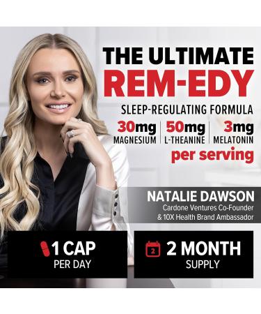 10X Health Optimize (Daily) & Sleep (PM) Bundle - Methylated Multivitamin Capsules + Magnesium L Theanine & Melatonin - Buy Online on GoSupps.com