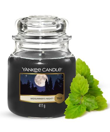 Yankee Candle PC Gaming Headset Glass Midsummers Night Medium Jar medium jar candle Midsummers Night