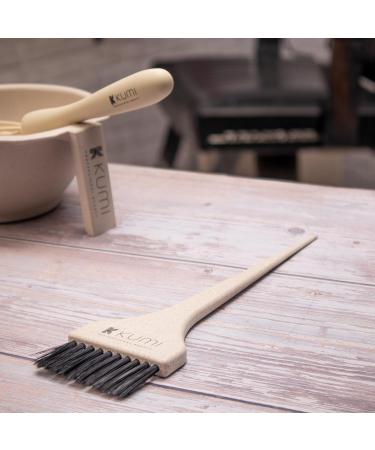 Kumi Wheat Eco-Friendly Large Oatmeal Tint Brush - 5 cm Wide Brush Head - Buy Online on GoSupps.com