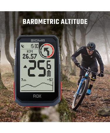 SIGMA SPORT ROX 4.0 Black | Wireless GPS Bike Computer with Altitude Measurement | International Shipping Available - Buy Online on GoSupps.com