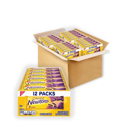 Newtons Soft & Fruit Chewy Fig Cookies, 4 Trays of 12 Packs (2 Cookies Per Pack) 2 Ounce (Pack of 48) - Buy Online on GoSupps.com