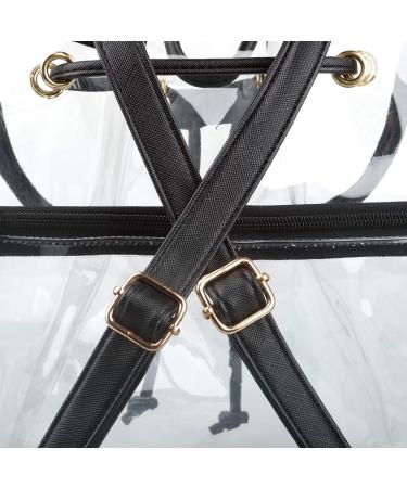 Clear Stadium Approved Drawstring Bag - Heavy Duty, Mini Size, Black - Buy Online on GoSupps.com