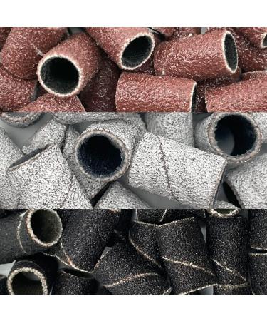 LICQIC 150Pcs Nail Sanding Bands 80#120#180# Grit 3 Colors with Nail Drill Bit - Manicure & Pedicure Care Tools - Buy Online on GoSupps.com