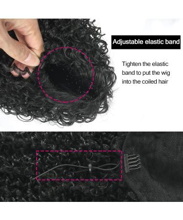 Oseti Kinky Curly Drawstring Ponytail for Black Women - 26in Deep Curl Synthetic Extension - Buy Online on GoSupps.com