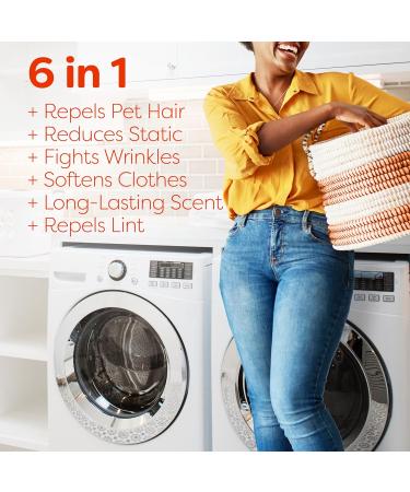 Bounce Pet Hair and Lint Guard Mega Dryer Sheets with 3X Pet Hair Fighters Fresh Scent 180 Count - Buy Online on GoSupps.com