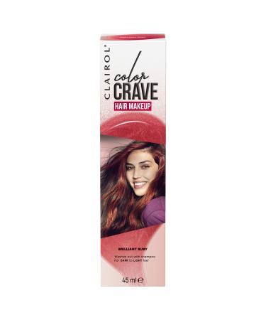 HFC Prestige Products Ltd Clairol Colour Crave NonPermanent Hair Makeup Ruby 45 ml robijnrood
