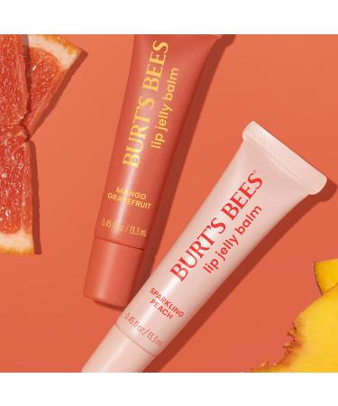 Burt s Bees Mango Grapefruit Lip Jelly Balm With Hyaluronic Acid and Squalane Moisturizer To Instantly Hydrate Lips Lip Gloss With Responsibly Sourced Beeswax Tint-Free Lip Treatment 0.45 oz. - Buy Online on GoSupps.com