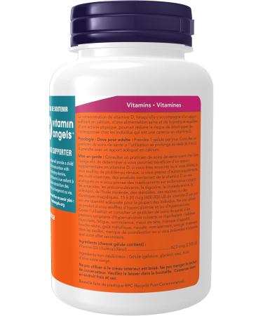 NOW Supplements Vitamin D3 2500 IU Softgels 500 Count & NOW Supplements Omega-3 1 000mg Softgels 200 Count - Buy Online on GoSupps.com