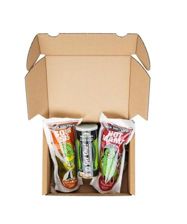 Gourmet Box: 800g Giant Pickled Cucumbers in 3 Delicious Variants - International Shipping Available - Buy Online on GoSupps.com