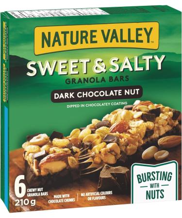 NATURE VALLEY Protein Bars Peanut Butter Dark Chocolate 4-Count 148 Gram & Sweet & Salty Dark Chocolate Nut Granola Bars 6 Count - Buy Online on GoSupps.com