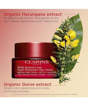 Buy CLARINS Super Restorative Day Cream SPF 15 | Anti-Aging Moisturizer for Mature Skin | Replenish Illuminate & Reduce Wrinkles - International Shipping Available - Buy Online on GoSupps.com