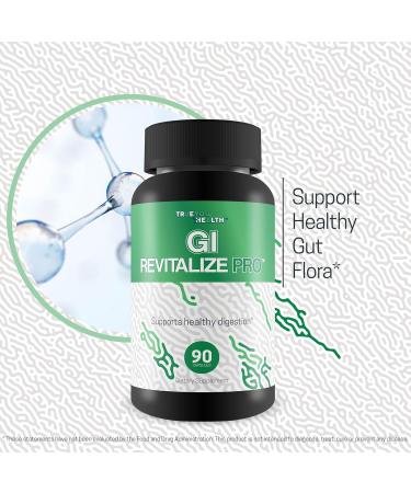 GI Revitalize Pro - Gut Health Supplements for Gastrointestinal Health Support - Promote Improved Digestion Nutrient Absorption & Regularity - Vitamin D & Psyllium - Bonus Immune Support Benefits - Buy Online on GoSupps.com
