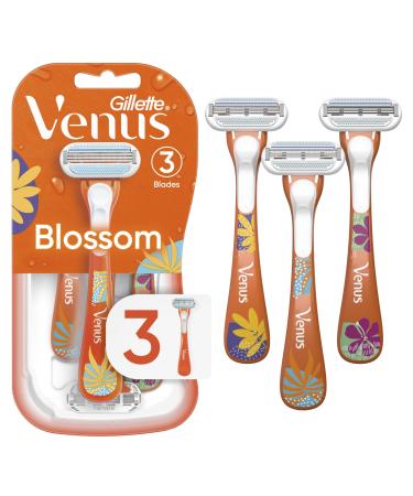 Gillette Venus Venus Blossom Women's Disposable Razor 3 Count 1 count (Pack of 3)
