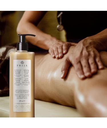 Prija Lotion de Massage Relaxante avec Aloe Vera et Huile de Cypr s Cr me Corporelle Rafra chissante et Hydratante qui Vous Laisse une Sensation de D tente et de Bien- tre 2 x 380ml - Buy Online on GoSupps.com