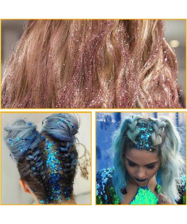  BUCOMTU Festival Face Glitter 12 Colors Makeup Body Glitter Thick Gel Glitter Face Glitter Face Festival Accessories Gadget for Carnival Masquerade and Party - Buy Online on GoSupps.com