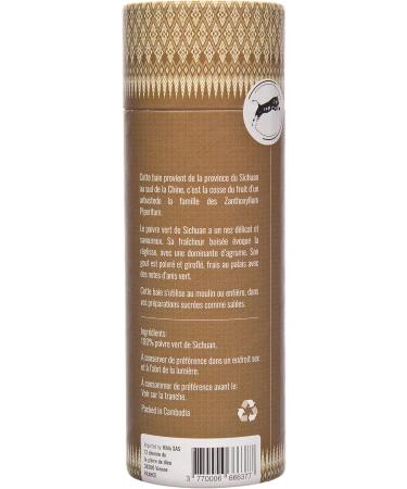 KHLA - Green Sichuan peppercorns - Fair Trade - Tube 50g cat A - Whole peppercorns - Buy Online on GoSupps.com