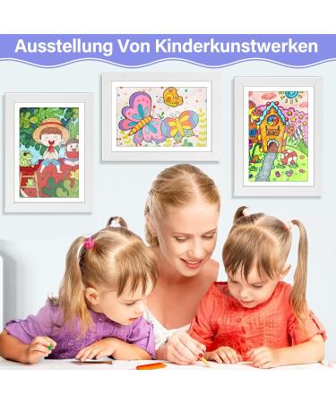 Dydhrer 2-Piece Front Opening Picture Frame for Children's Drawings - A4 Fillable Frames for Kids' Art | International Shipping - Buy Online on GoSupps.com