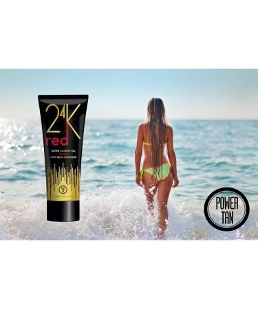 Power Tan 24K Red Tingle Sunbed Tanning Lotion Accelerator 250ml - Intense Tan Boost - Buy Online on GoSupps.com