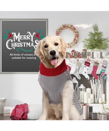 Christmas Dog Sweater | Warm Turtleneck Knitwear | Winter Pet Costume for Puppies & Dogs - Buy Online on GoSupps.com