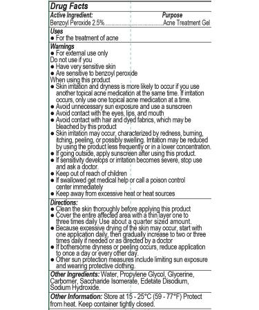 Dr Song 2.5% Benzoyl Peroxide Acne Gel | 8 oz Treatment Lotion - Buy Online on GoSupps.com