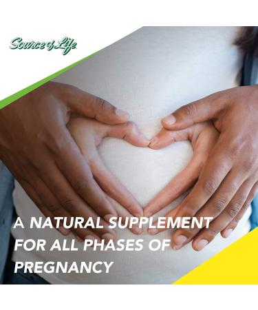 NaturesPlus Source of Life Prenatal 800mcg Folate 180 Vegetarian Tablets | All Natural Prenatal Vitamin with Iron & Calcium | Gluten-Free | Optimal Health & Energy - 90 Servings - Buy Online on GoSupps.com