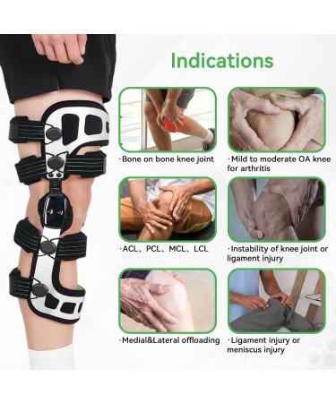 Orthomen OA Knee Brace - X-Large Left Silver | Best Support for Osteoarthritis & Arthritis Pain Relief - Buy Online on GoSupps.com