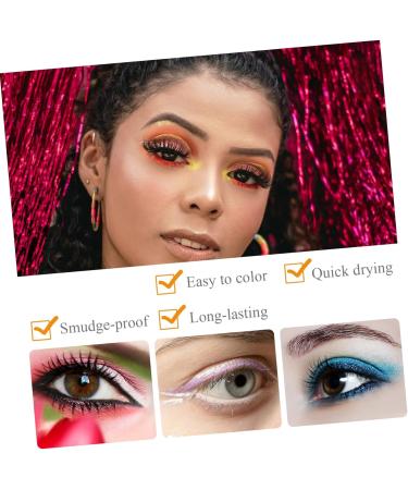 Healvian 20 Pcs Colored Liquid Eyeliner Sweat-proof Eyeliner Pens Waterproof Eyeliners Cosmetic Pens Plastic - Buy Online on GoSupps.com