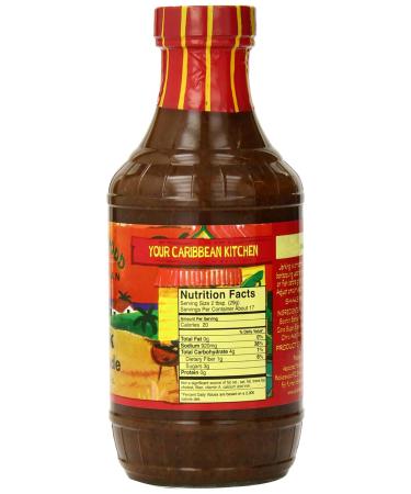 Walkerswood Jerk Marinade 17 oz - Authentic Jamaican Flavor in a Glass Bottle - Buy Online on GoSupps.com