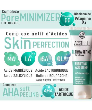 Face Cream Oily Skin With Salicylic Acid Mandelic Acid Night Cream Moisturizing Exfoliating Face Cream Anti Blackheads Anti Acne Dilated Pores Anti Pimples Anti Blemish Care 50ml - Buy Online on GoSupps.com