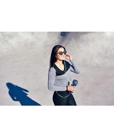 Smartshake Slim Protein Shaker Bottle - 400-500ml, Leakproof, BPA Free, Small Shaker Cup for Women & Men - Gunsmoke Black (2%) - Buy Online on GoSupps.com