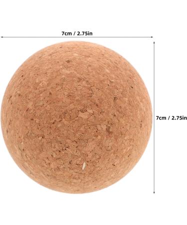 Patkaw 2-Pack Cork Massage Balls - 2.75-Inch High-Density Fitness Balls for Deep Tissue Relief Yoga & Muscle Recovery - Buy Online on GoSupps.com