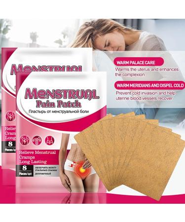 40 Pack Menstrual Patches | Portable Heating Pads for Cramps & Period Pain | Discreet Heat Relief - Buy Online on GoSupps.com