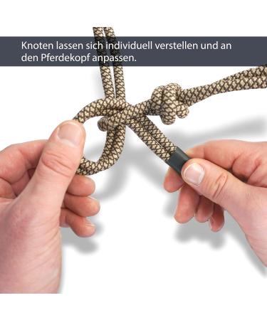 Buy Knothalter for Floor Work Horse - COB Knot String for Optimal Free Work & Training | Warm Blood (Full) Brown Beige - Buy Online on GoSupps.com