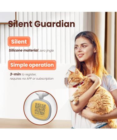 Personalized Pawaii Dog & Cat ID Tags | QR Code Address Pendant | Noiseless Silicone & Wear-Resistant Dog Tags - Buy Online on GoSupps.com