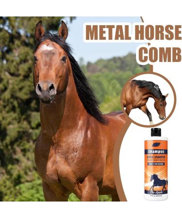 Horse Shampoo Mane And Tail Conditioner 500 Ml Deep Nourishing Mane And Tail Detangler Conditioner Coat Cleaner Horse Silage Supplies Add Shine Detangle Repel Dirt and Dust Multicolored - Buy Online on GoSupps.com
