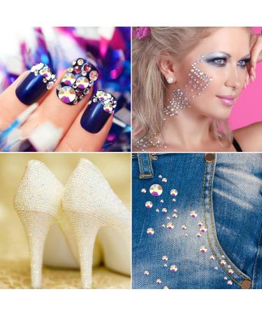 Jollin SS16 Transparent Rhinestones - 1440pcs Flat Back Glass for Crafting & DIY Projects - International Shipping Available - Buy Online on GoSupps.com
