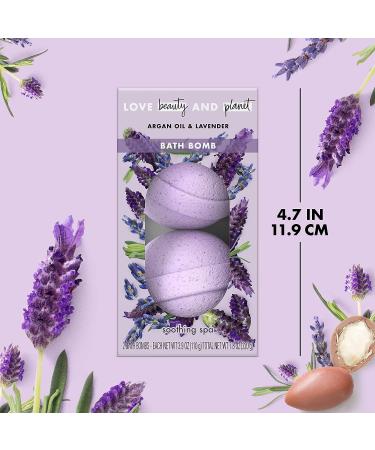 Love Beauty and Planet Bath Bombs Gift Set - Pampering Gift Ideas for Her | Wife - Murumuru Butter, Rose, Coconut Water, Mimosa, Argan Oil, Lavender - Paraben Free - Buy Online on GoSupps.com