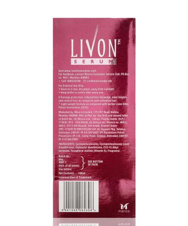 Buy Livon Serum 100ml - Best Hair Treatment for Shine & Smoothness | International Shipping Available - Buy Online on GoSupps.com
