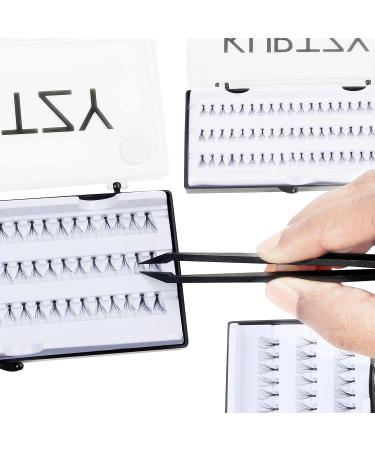 Kurtzy Individual Eyelashes Set (4 pcs) - 8 10 12 14mm Premium Eyelash Extensions for Natural & Dramatic Volume - International Shipping Available - Buy Online on GoSupps.com