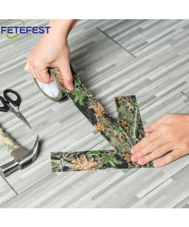 Camouflage Tape 2 x 30Yard | Non-Reflective | Maple Camo Design | No Residue | Fetefest - Buy Online on GoSupps.com