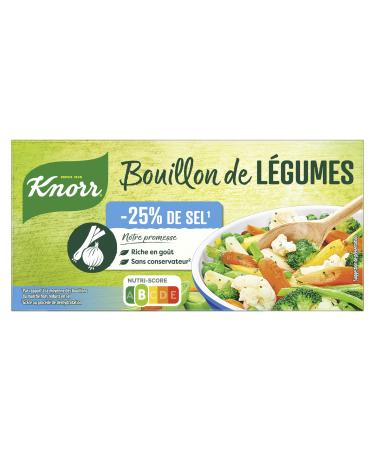Knorr Vegetable Broth Reduced in Salt 12 Tablets 109g