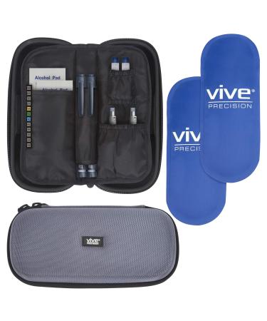 Vive Precision Blood Pressure Monitor Case - Hard Carrying Medical Travel  Storage Bag - Universally Compatible Portable BPM Cuff, Health Accessories