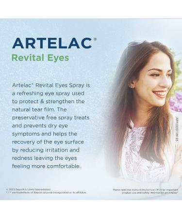 Artelac Revital Eyes Spray Pro Defence - Preservative Free Eye Mist for Dry Eye Relief - 17ml - Buy Online on GoSupps.com